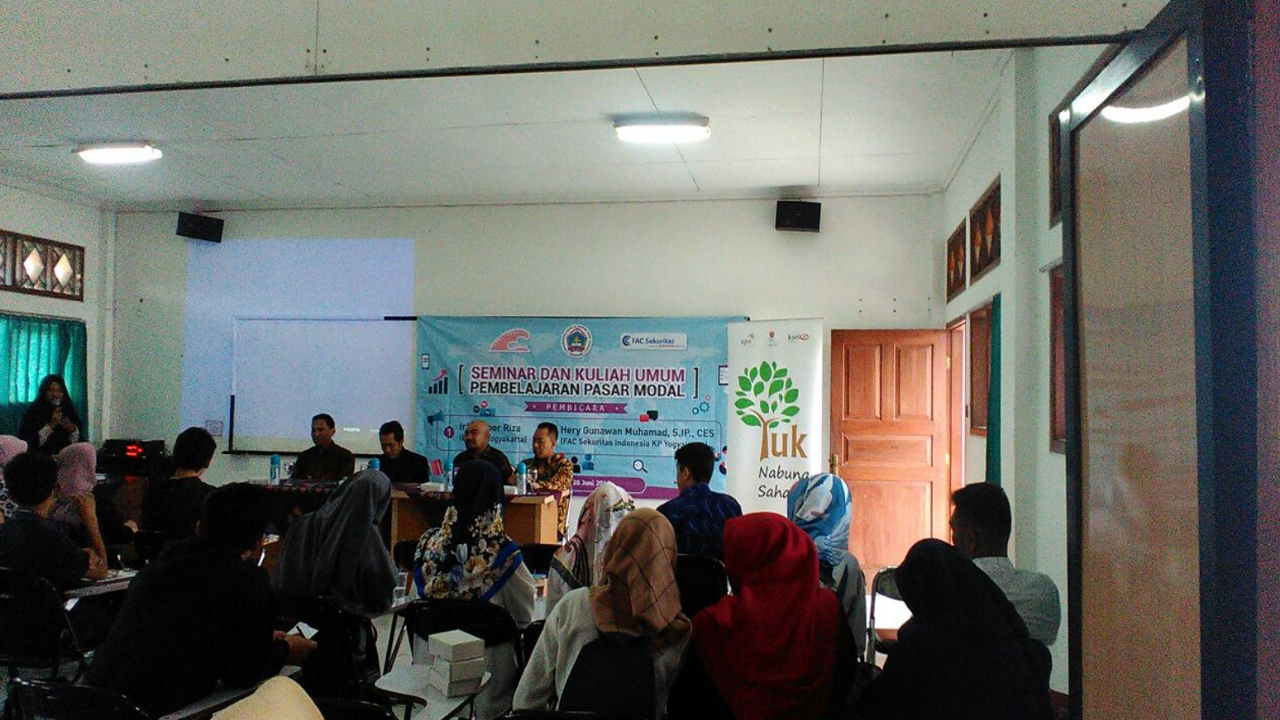 Seminar dan Penandatanganan MoU FE UNSIQ dengan IDX dan FAC Sekuritas