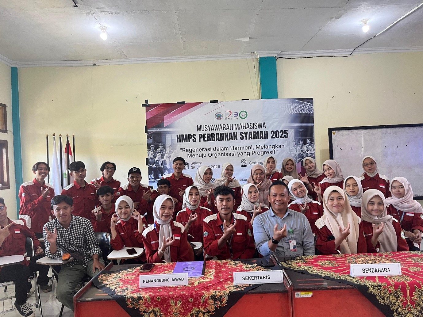 Perkuat Regenerasi Organisasi, HMPS Perbankan Syariah FEB UNSIQ Gelar Musyawarah Mahasiswa