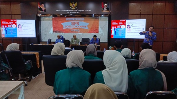 Kuliah Pakar dari BPS Kabupaten Wonosobo, BPS Goes To Campus ”Data Bukan Sekedar Angka, Namun Ada Makna Didalamnya”