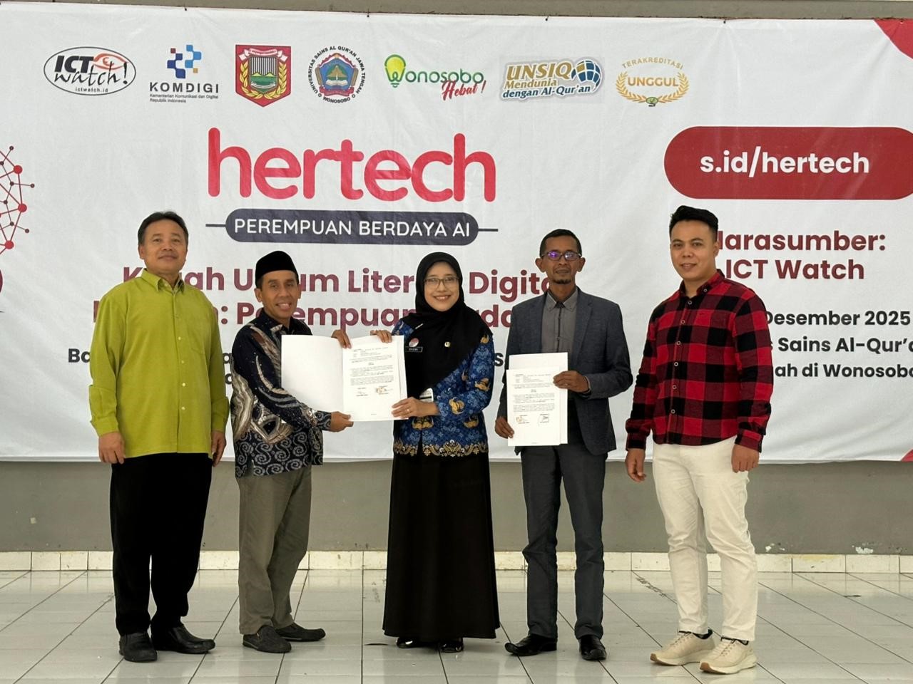 Perkuat Literasi Digital FEB UNSIQ Gandeng Dinas Komunikasi dan Informatika DISKOMINFO Kabupaten Wonosobo