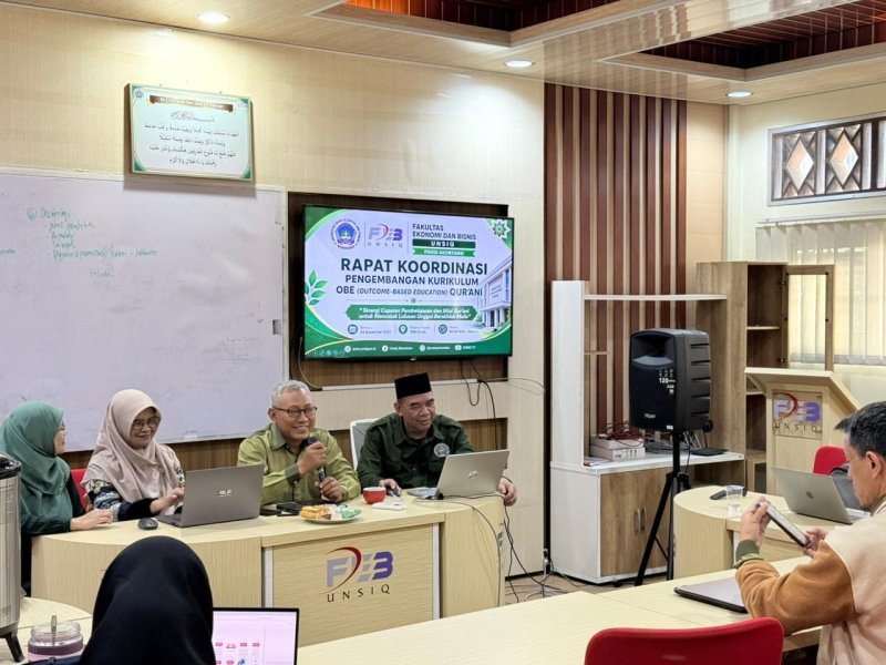 Rapat Koordinasi Pengembangan Kurikulum OBE Qur’ani Prodi Akuntansi FEB UNSIQ